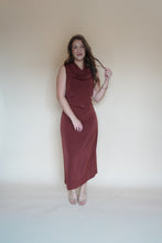 Load image into Gallery viewer, Nicole Brown Cowneck Dress