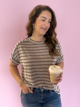 Load image into Gallery viewer, April Raised Rib Striped Top