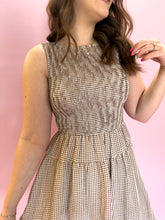 Load image into Gallery viewer, Sara Mini Gingham Dress