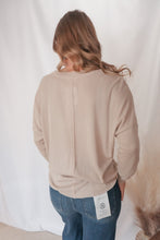 Load image into Gallery viewer, Henley Long Sleeve Top