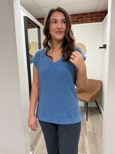 Load image into Gallery viewer, Layla Waffle Mineral Wash Tee
