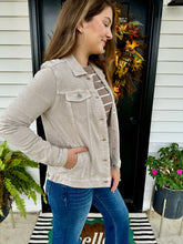 Load image into Gallery viewer, Kristy Washed Button Up Jacket