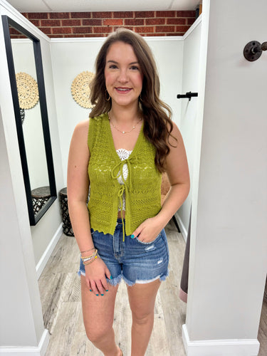 Maria Lime Vest
