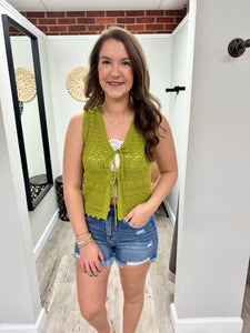 Maria Lime Vest
