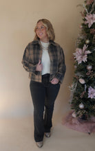 Load image into Gallery viewer, Alex Plaid Button Down Jacket