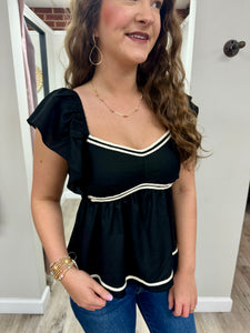 Gracie Black Top