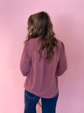 Load image into Gallery viewer, Gracelyn Mauve Blouse