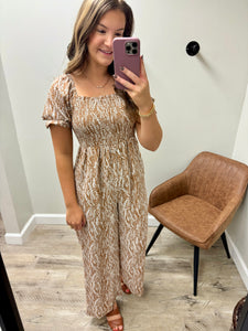 Melanie Puff Sleeve Jumpsuit