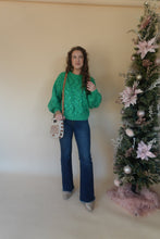 Load image into Gallery viewer, Christy Green Sequin Sweater