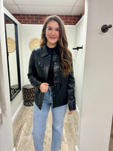Load image into Gallery viewer, Haisley Pleather Shacket