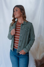 Load image into Gallery viewer, Kristy Washed Button Up Jacket