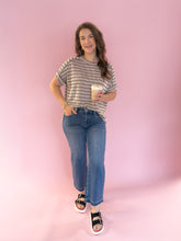 Load image into Gallery viewer, April Raised Rib Striped Top