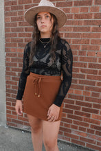Load image into Gallery viewer, Knit Seamless Jacquard Mock Neck Long Sleeve Top