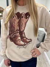 Load image into Gallery viewer, Put Your Big Girl Boots On Crewneck