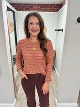 Load image into Gallery viewer, Hannah Textured Stripe Sweater