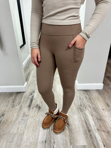 Bronze Lycra Leggings