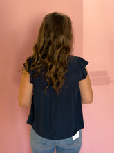 Load image into Gallery viewer, Alissa Navy Blouse