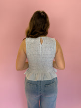 Load image into Gallery viewer, Miah Stripe Smocked Top