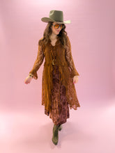 Load image into Gallery viewer, Willow Brown Ruffle Duster