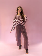 Load image into Gallery viewer, Avery Striped Pink Knit Top