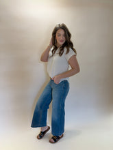 Load image into Gallery viewer, Brooklyn Stripe Khaki Top