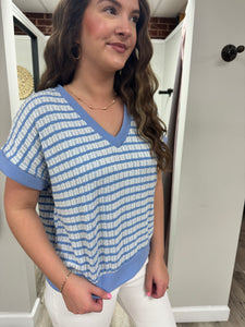 Mindy Stripe Top