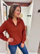 Load image into Gallery viewer, Brittney Half Zip Up