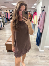 Load image into Gallery viewer, Molly Suede Lace Dress