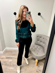 Logan Velvet Top