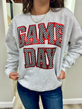 Load image into Gallery viewer, Game Day Checkered Crewneck