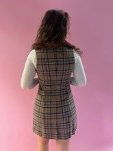 Load image into Gallery viewer, Gwen Mocha Plaid Dress