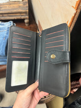 Load image into Gallery viewer, Black Wristlet Wallet