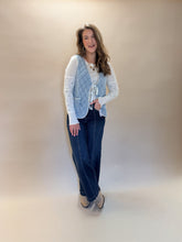 Load image into Gallery viewer, Quincey Denim Quilted Vest