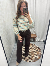 Load image into Gallery viewer, Mandy Textured Stripe Top