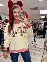 Load image into Gallery viewer, Candi Knit Santa Sequins Pullover