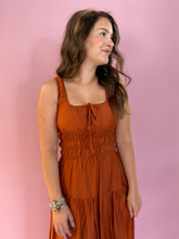Load image into Gallery viewer, Taylor Rust Midi Dress