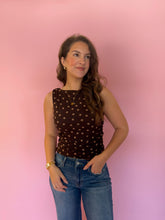 Load image into Gallery viewer, Delaney Polka Dot Mesh Top