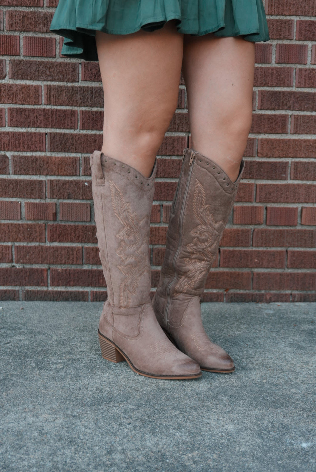 Whitney Taupe Bootie