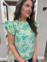 Load image into Gallery viewer, Annamarie Floral Ruffle Top