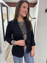 Load image into Gallery viewer, JoJo Black Blazer