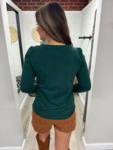 Load image into Gallery viewer, Jessica Scallop V-Neck Top