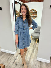 Load image into Gallery viewer, Maura Denim Dress