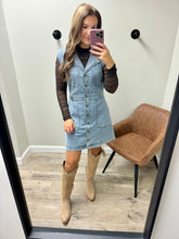 Load image into Gallery viewer, Julia Denim Button Dress
