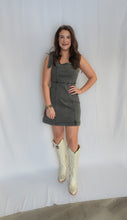 Load image into Gallery viewer, Ellie Black Washed Denim Dress