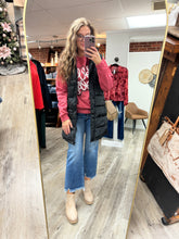 Load image into Gallery viewer, Carmen Black Long Puffer Vest