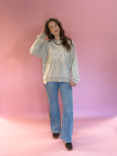 Load image into Gallery viewer, Maleah Horse Studded Embroidered Crewneck