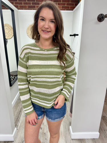 Darci Lime Sweater Top