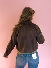 Load image into Gallery viewer, Jaylee Suede Button Down Jacket