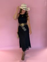 Load image into Gallery viewer, Bella Lace Black Midi Dress