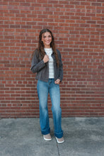 Load image into Gallery viewer, Evie Charcoal Jacket